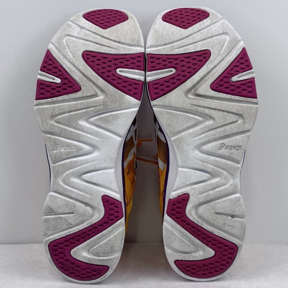 Asics Womens Size 8.5 Purple Orange Sana Athletic Running Shoes Lace Up S465N - Picture 8 of 13